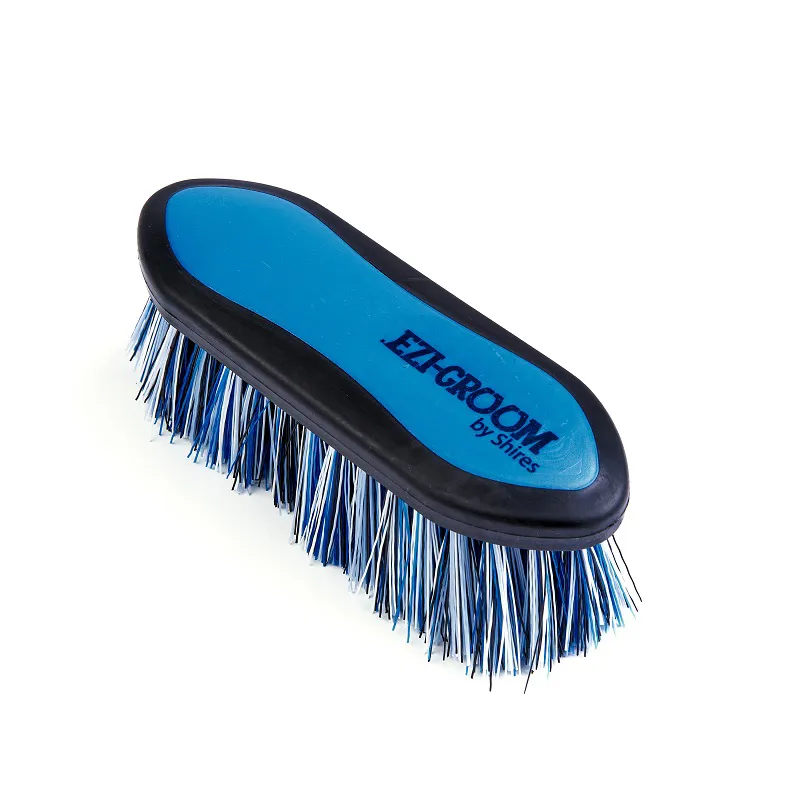 EZI-GROOM Grip Small Dandy Brush in Bright Blue